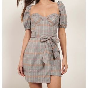 Gia puff sleeve dress